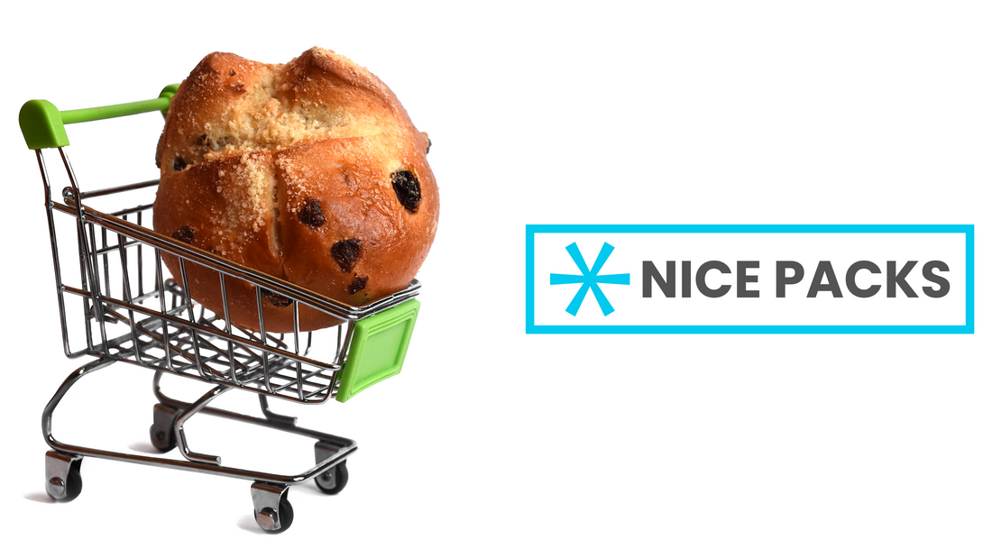 baked good in shopping cart