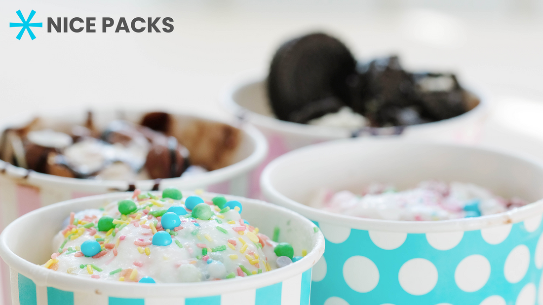 ice cream in boxes