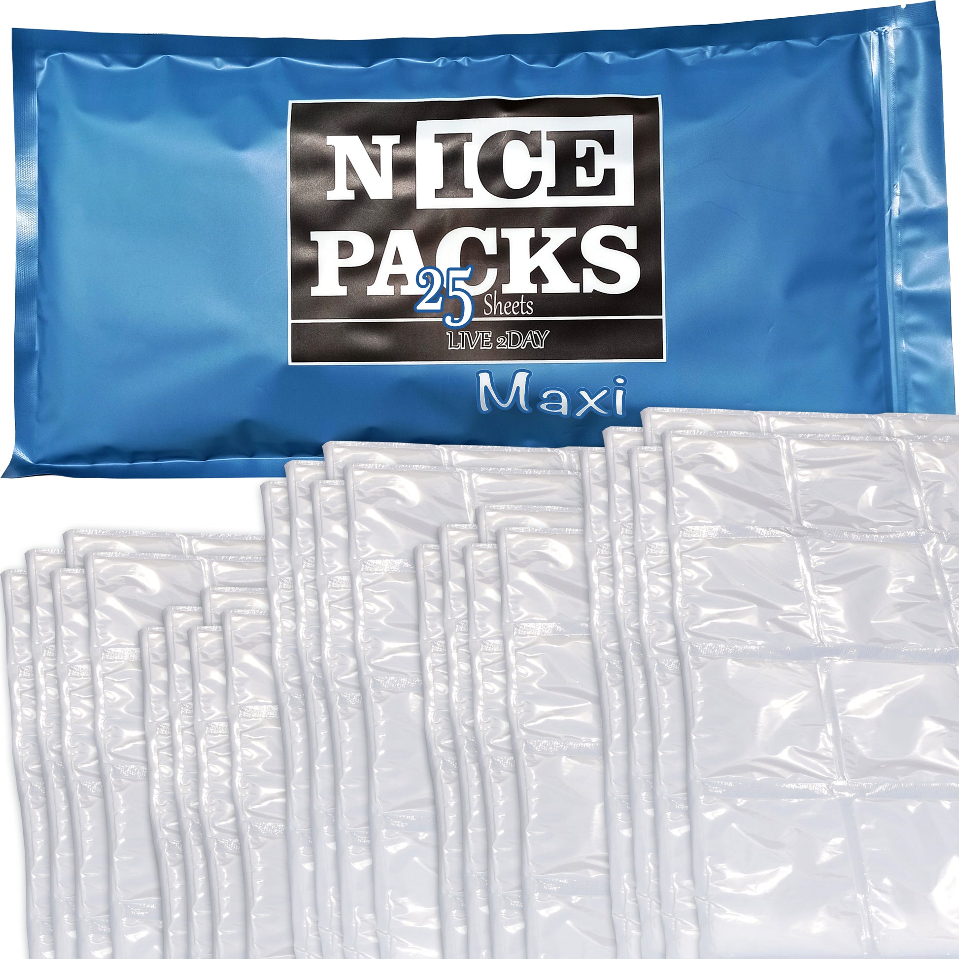 Nice Packs Dry Ice for Coolers – Lunch Box Ice Packs – Dry Ice for